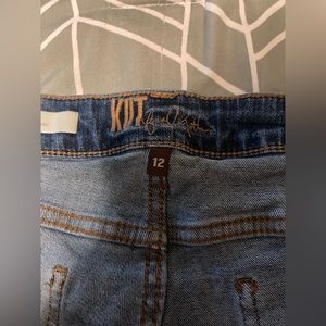 KUT from the Kloth size 12 raw hem skinny jeans